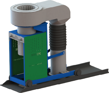 Máquina de producción de fibra hueca de poliéster