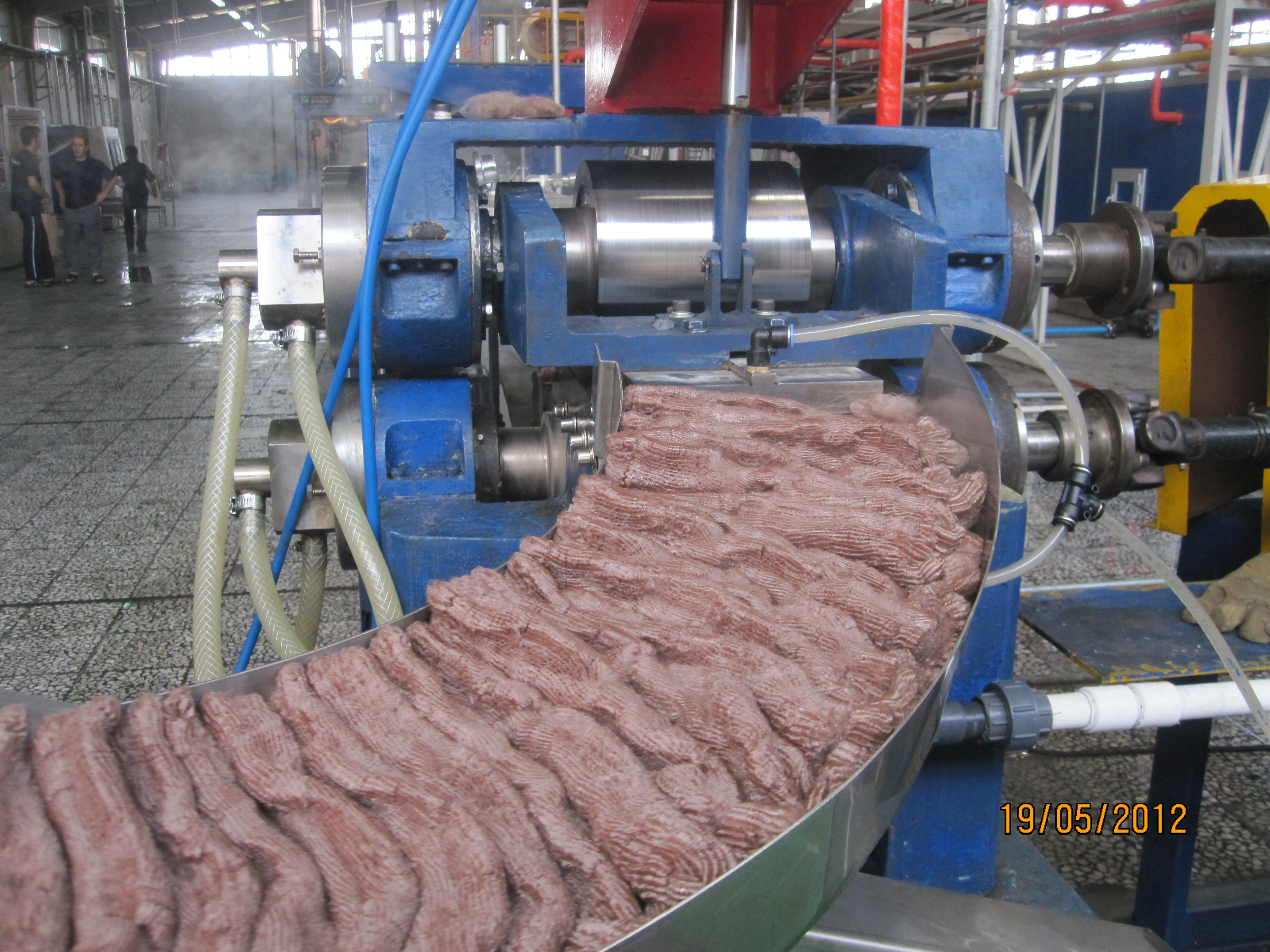 Línea de producción de fibra corta de poliéster tipo algodón
