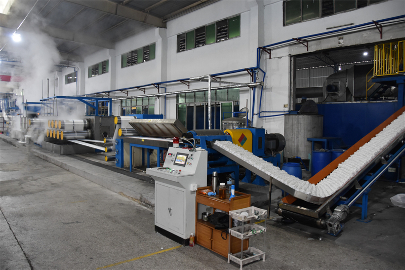 Línea de producción de fibra hueca PSF de 100ton/día