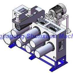 Redactor para la línea de producción reciclada